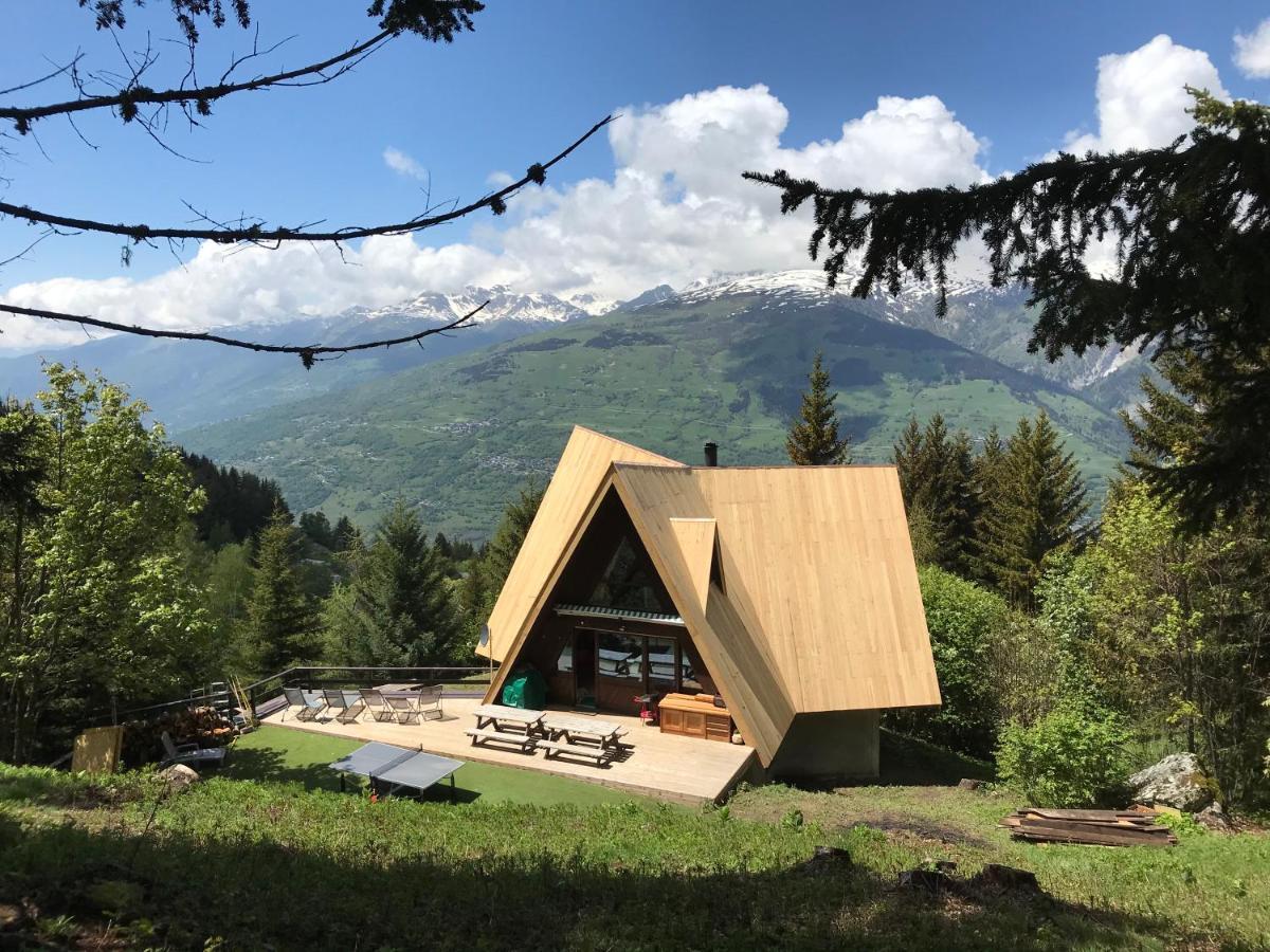 Вилла Le Chalet Pointu De Capucine Бур-Сен-Морис Экстерьер фото