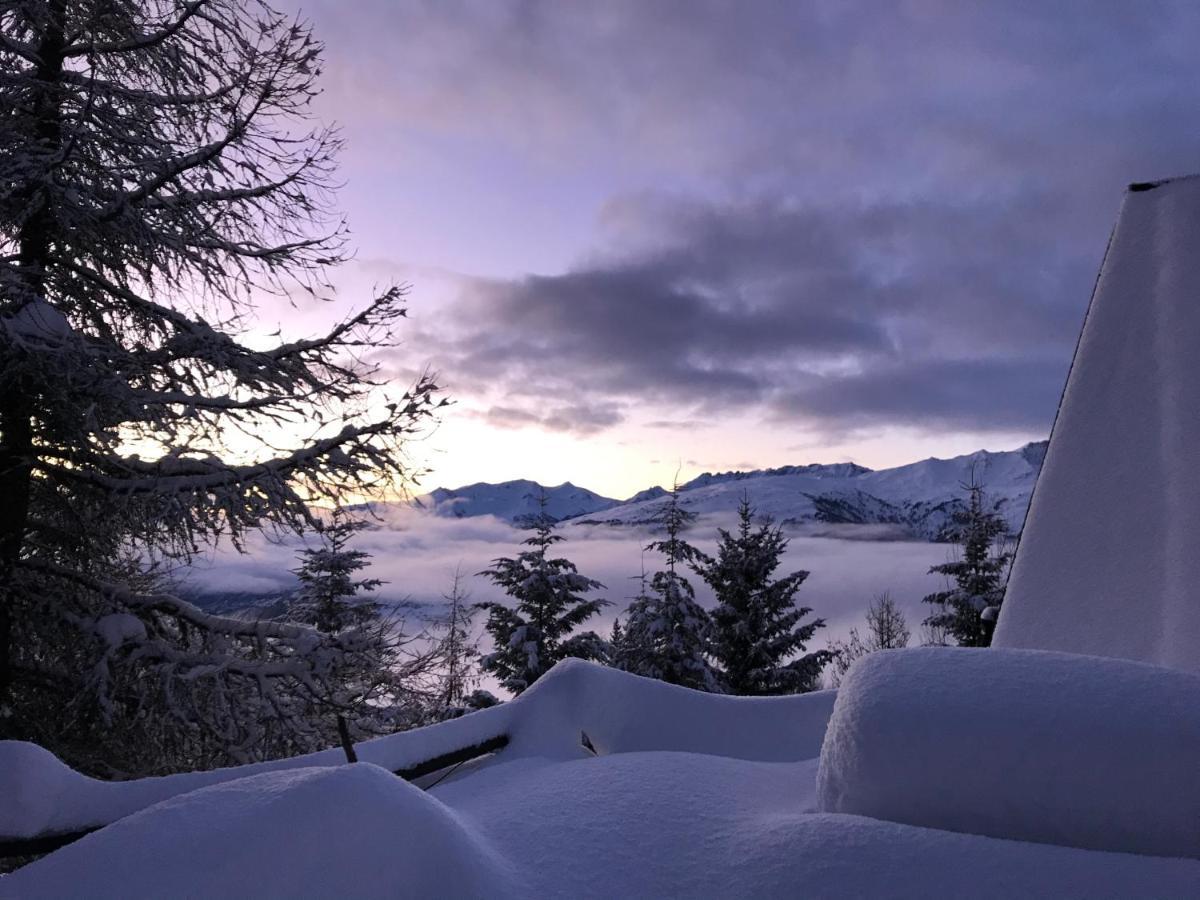 Вилла Le Chalet Pointu De Capucine Бур-Сен-Морис Экстерьер фото