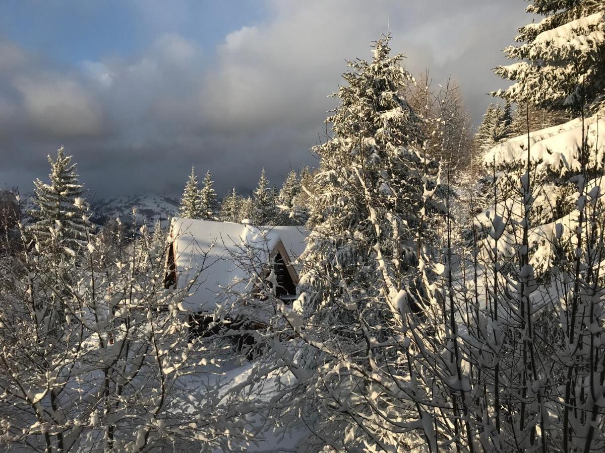 Вилла Le Chalet Pointu De Capucine Бур-Сен-Морис Экстерьер фото