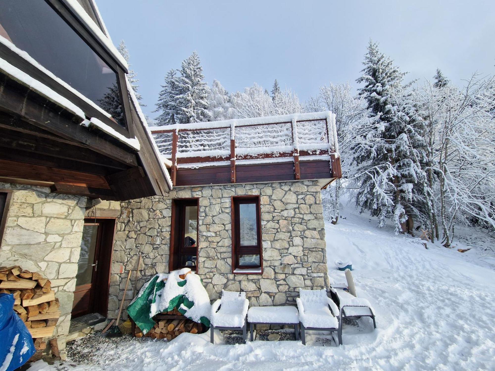 Le Chalet Pointu De Capucine Бур-Сен-Морис Экстерьер фото