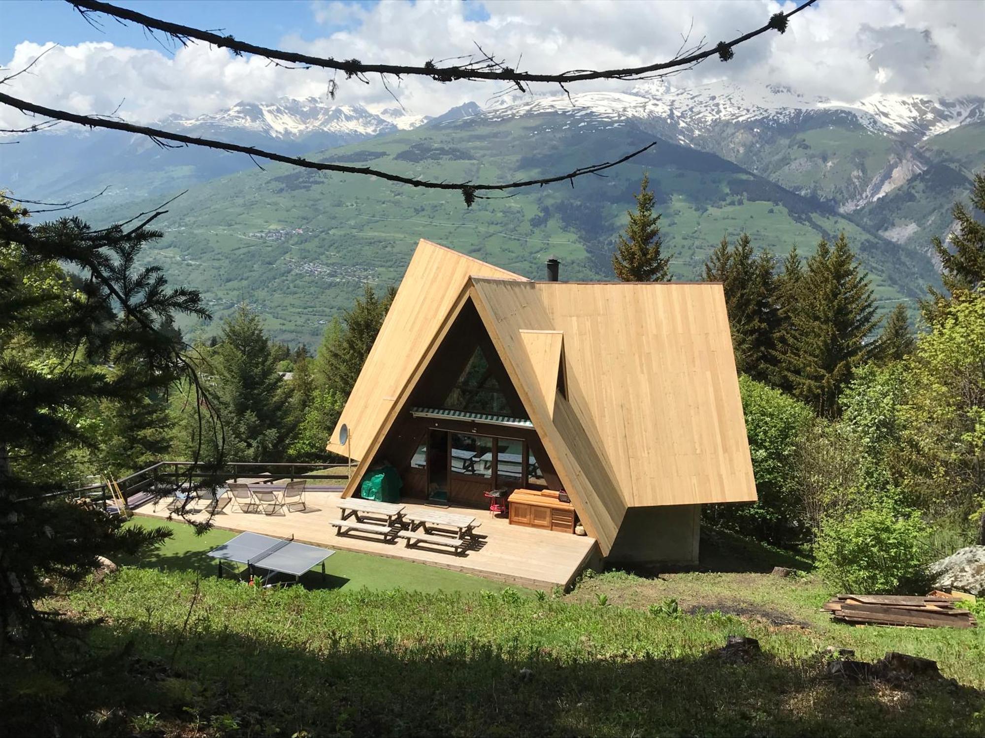 Le Chalet Pointu De Capucine Бур-Сен-Морис Экстерьер фото